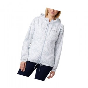 Columbia Flash Forward Printed Windbreaker Mont Kadın Gri | 06584-PSXV