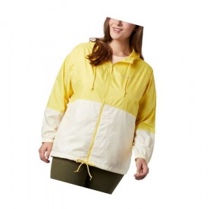 Columbia Flash Forward Windbreaker Plus Size Mont Kadın Sarı | 46083-KBXP