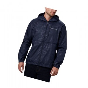 Columbia Flash Forward Windbreaker Print Mont Erkek Lacivert Camo | 80165-SQBP