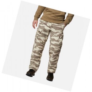 Columbia Gallatin Pantolon Erkek Beyaz Camo | 24387-RFQE