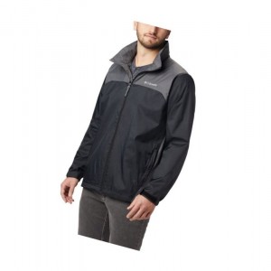 Columbia Glennaker Lake Rain Tall Mont Erkek Siyah Koyu Gri | 84603-ZMSV