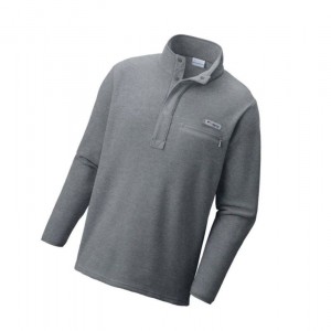 Columbia Harborside Fleece Big Sweatshirt Erkek Gri | 56394-FTIZ