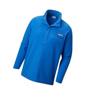 Columbia Harborside Fleece Big Sweatshirt Erkek Mavi | 17580-JWYI