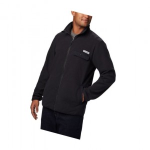 Columbia Harborside II Fleece Full Zip Mont Erkek Siyah | 67312-MXIE