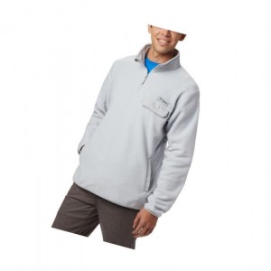 Columbia Harborside II Fleece Sweatshirt Erkek Gri | 54276-CBRI