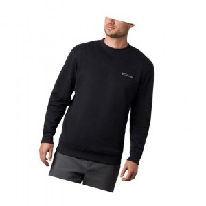 Columbia Hart Mountain II Crew Fleece Sweatshirt Erkek Siyah | 96425-TGBC