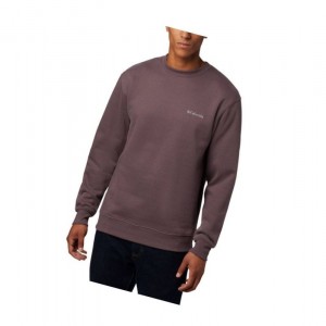 Columbia Hart Mountain II Crew Fleece Sweatshirt Erkek Mor Zeytin Yeşili | 87435-GTID