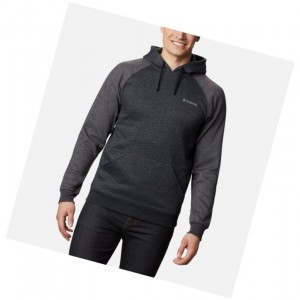 Columbia Hart Mountain II Fleece Big Kapşonlu Erkek Siyah Koyu Gri | 24078-YRET