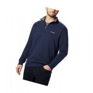 Columbia Hart Mountain II Half Zip Tall Sweatshirt Erkek Koyu Gri | 57036-CEQZ