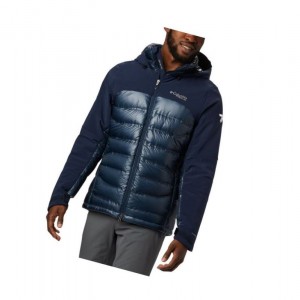 Columbia Heatzone 1000 TurboDown II Mont Erkek Lacivert | 70421-WFQU