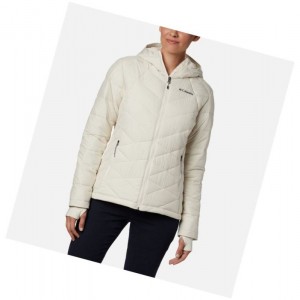 Columbia Heavenly Hooded Mont Kadın Krema | 97485-CHXG