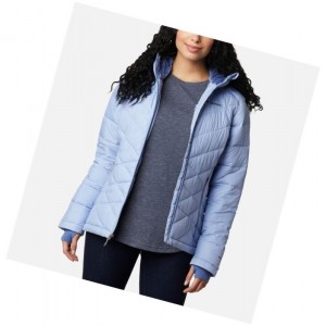 Columbia Heavenly Hooded Mont Kadın Mavi | 16359-LBCJ