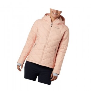 Columbia Heavenly Hooded Mont Kadın Pembe | 76918-MEVK