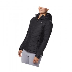 Columbia Heavenly Hooded Mont Kadın Siyah | 87634-ZTMX