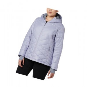Columbia Heavenly Hooded Plus Size Mont Kadın Mor | 39520-XJCY