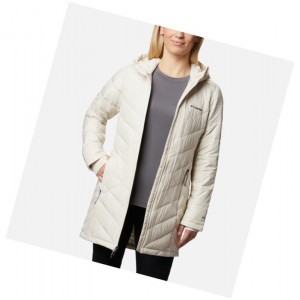 Columbia Heavenly Long Hooded Mont Kadın Krema | 76429-VCGI