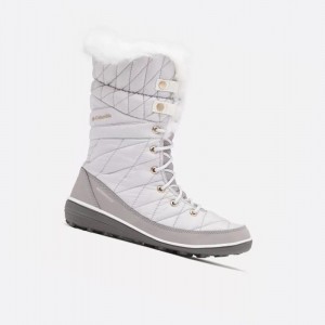 Columbia Heavenly Omni-Heat Waterproof Kışlık Bot Kadın Gri Açık Mavi | 43701-CXEF