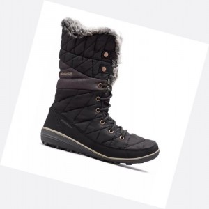 Columbia Heavenly Omni-Heat Waterproof Kışlık Bot Kadın Siyah | 89547-UEWX