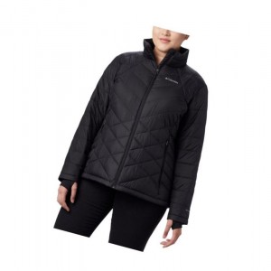 Columbia Heavenly Plus Size Mont Kadın Siyah | 92645-FMDY