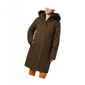 Columbia Hillsdale Parka Mont Kadın Zeytin Yeşili | 63475-PZNY