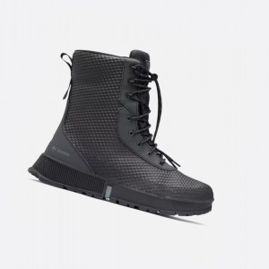 Columbia Hyper-Boreal Omni-Heat Tall Kışlık Bot Erkek Siyah Gri | 30415-TODA