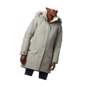 Columbia Icelandite TurboDown Mont Kadın Gri | 10423-GIZT