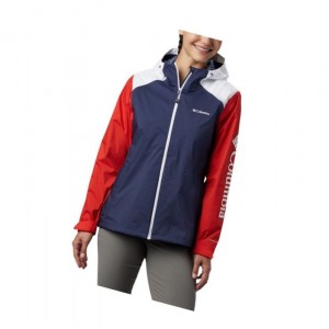 Columbia Inner Limits II Mont Kadın Lacivert Turuncu Beyaz | 63085-GKUL