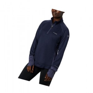 Columbia Irico Half-Zip Sweatshirt Kadın Lacivert | 52198-IGEU