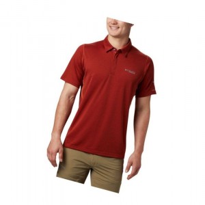 Columbia Irico Knit Polo Gömlek Erkek Kırmızı | 79450-TIKC