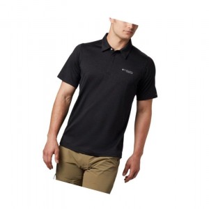 Columbia Irico Knit Polo Gömlek Erkek Siyah | 82701-HIXS