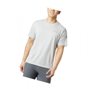 Columbia Irico Knit Short Sleeve Crew Tişört Erkek Gri | 25791-RCQA