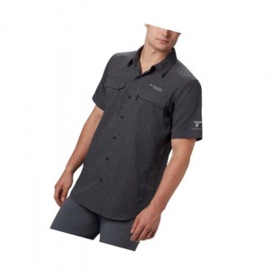 Columbia Irico Short Sleeve Gömlek Erkek Siyah | 24968-NSDF