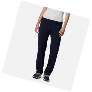 Columbia Just Right Straight Leg Pantolon Kadın Lacivert | 70356-ZFCK
