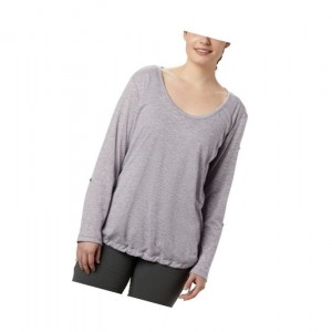 Columbia Kickin It Solid Sweatshirt Kadın Mor | 28160-DGAX