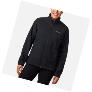 Columbia Kruser Ridge II Softshell Mont Kadın Siyah | 98216-KDPA