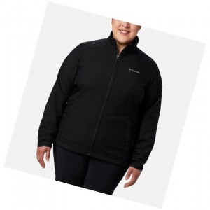 Columbia Kruser Ridge II Softshell Plus Size Mont Kadın Siyah | 60489-GYEQ