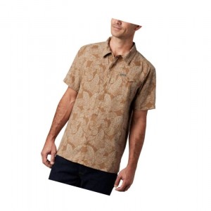 Columbia Lakeside Trail Short Sleeve Tall Gömlek Erkek Renkli | 09213-UQBW