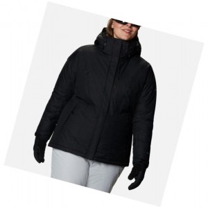 Columbia Last Tracks Insulated Plus Size Mont Kadın Siyah | 58926-EDFS