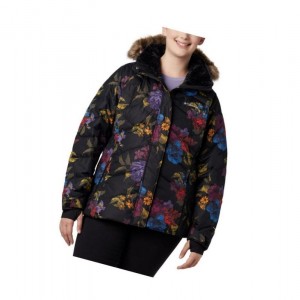 Columbia Lay D Down II Plus Size Mont Kadın Siyah | 40615-XFTL