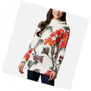 Columbia Lodge Hooded Tunic Sweatshirt Kadın Kahverengi | 32087-CYHG