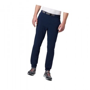 Columbia Lodge Woven Jogger Pantolon Erkek Lacivert | 75164-PFCR