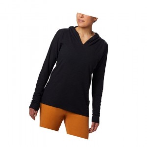 Columbia Longer Days Kapşonlu Kadın Siyah | 63874-NXAV