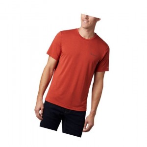 Columbia Maxtrail Logo Tişört Erkek Kırmızı | 32498-NUOS