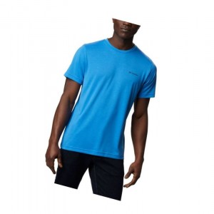 Columbia Maxtrail Logo Tişört Erkek Mavi Mavi | 28450-ZTVE