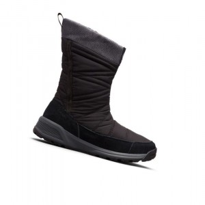 Columbia Meadows Slip-On Omni-Heat 3D Bot Kadın Siyah Koyu Gri | 10865-TADS