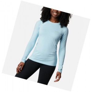 Columbia Midweight Stretch Baselayer Long Sleeve Sweatshirt Kadın Mavi | 68213-NFLK