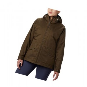 Columbia Mount Erie Interchange Plus Size Mont Kadın Zeytin Yeşili | 76940-IMRD