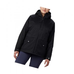 Columbia Mount Erie Interchange Plus Size Mont Kadın Siyah | 43826-PZKT