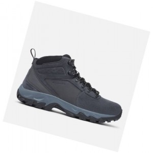 Columbia Newton Ridge Plus II Suede Waterproof Yürüyüş Botu Erkek Koyu Gri Siyah | 46925-TKZL