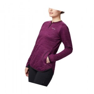 Columbia Northern Comfort Midlayer Sweatshirt Kadın Mor | 92346-NXFP